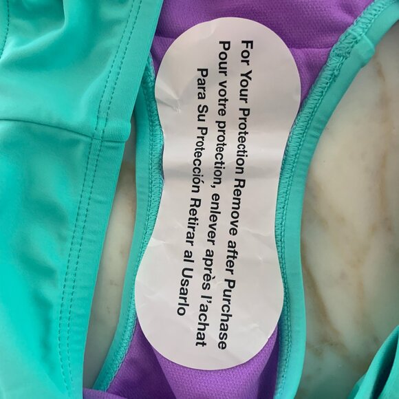 Speedo Girl's Sporty 2 Piece Swimsuit - NWT - Picture 4 of 5